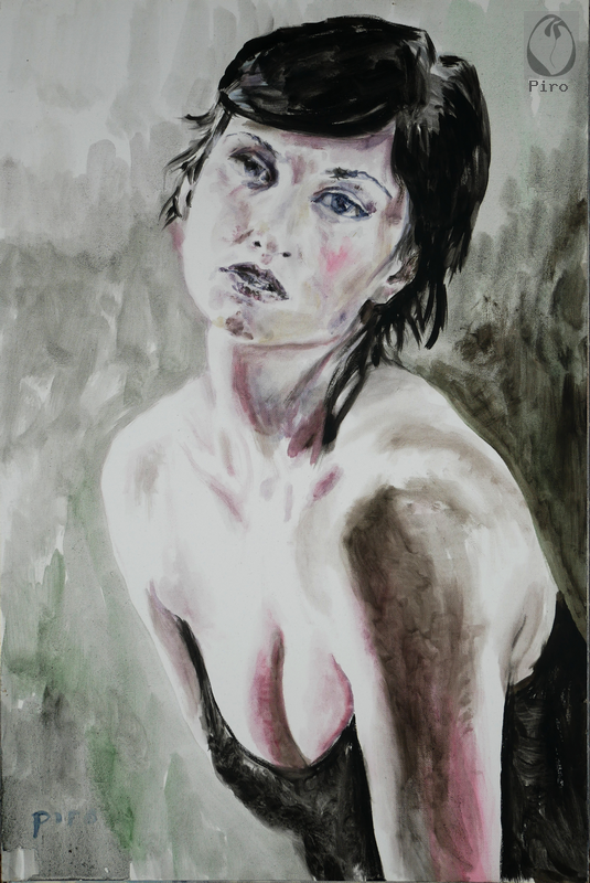 oil on canvas - olio su tela di Piro